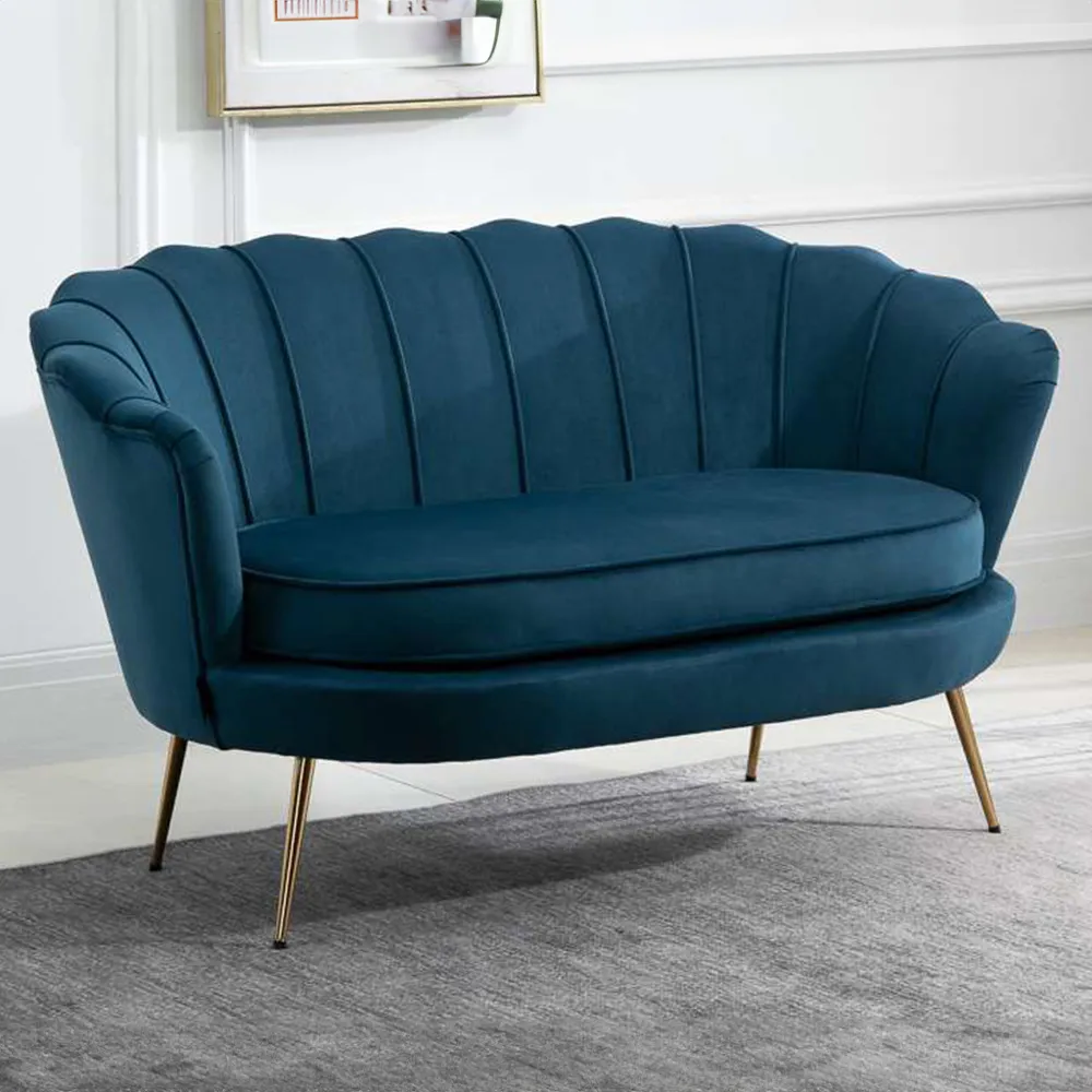 Ariel 2-Seater Sofa - Blue, Fabric image