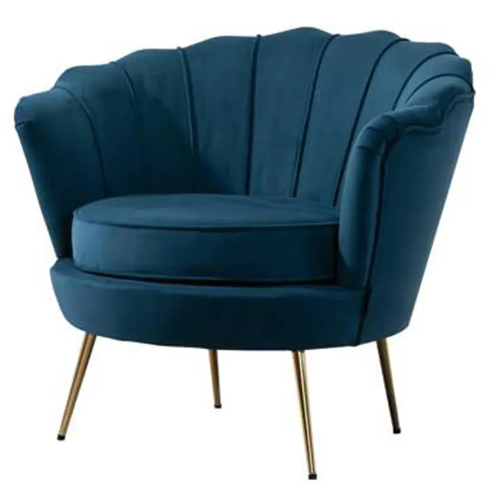 Ariel Accent Chair - Blue, Fabric