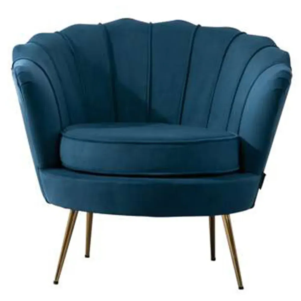 Ariel Accent Chair - Blue, Fabric