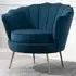 Ariel Accent Chair - Blue, Fabric