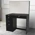 Ava 5 Drawer Dressing Table with Mirror - Black