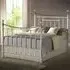 Bronte Double Metal Bed Frame - Cream, Steel