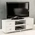 Covent Single Door TV Unit with Storage - White