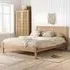 Croxley Double Bed Frame - Brown, Rattan