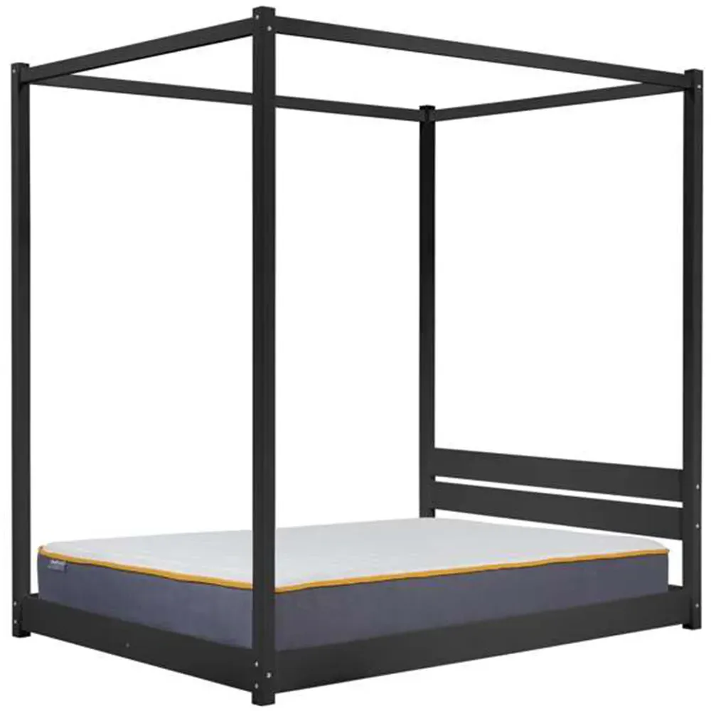 Darwin Double Four Poster Bed - Black