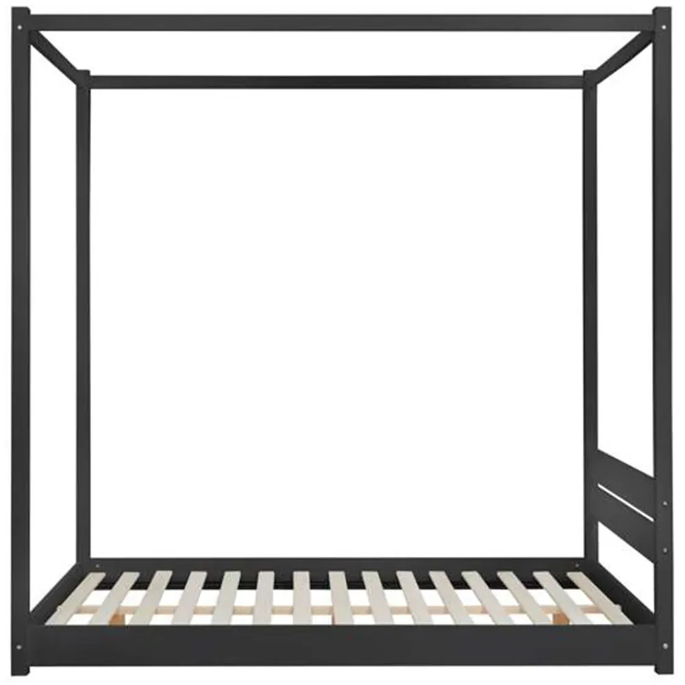 Darwin Double Four Poster Bed - Black