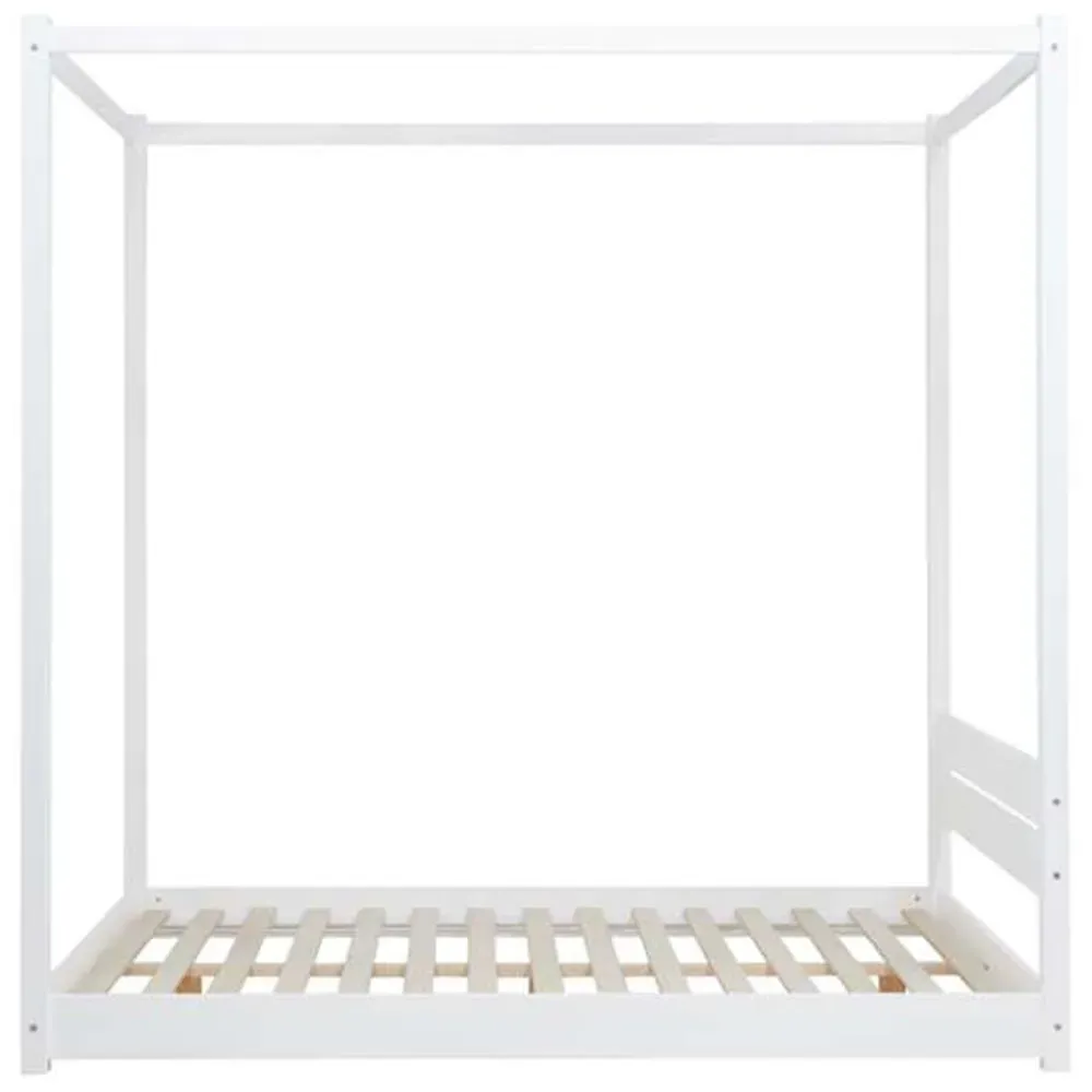 Darwin Double Four Poster Bed - White