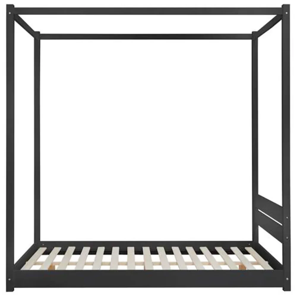 Darwin King Size Four Poster Bed - Black