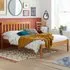 Denver King Size Bed Frame - Brown, Pine