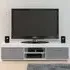 Edgeware 2 Door TV Unit with Storage - White, Grey
