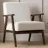 Ellwood Boucle Armchair - White