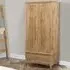 Hampstead 2 Door Single Drawer Wardrobe - Brown