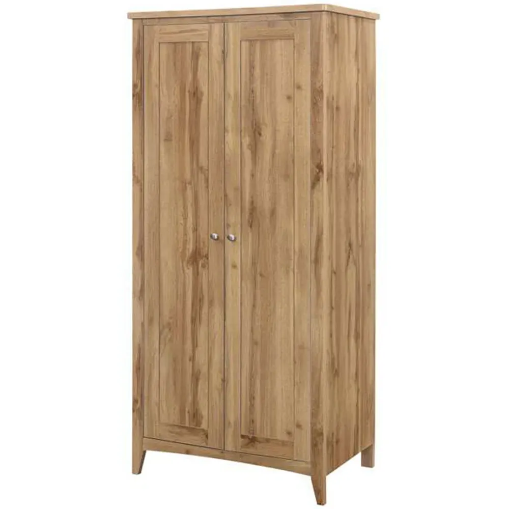 Hampstead 2 Door Wardrobe - Brown