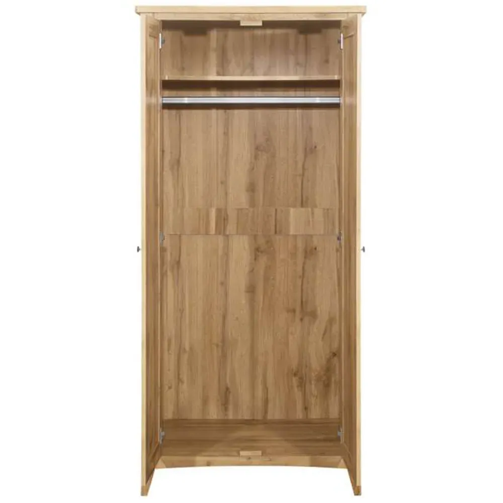 Hampstead 2 Door Wardrobe - Brown