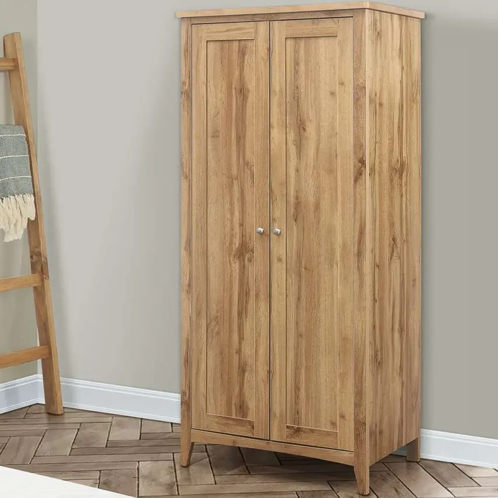 Hampstead 2 Door Wardrobe - Brown image