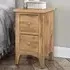 Hampstead 2 Drawer Bedside Table - Brown