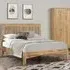 Hampstead Double Bed Frame - Brown