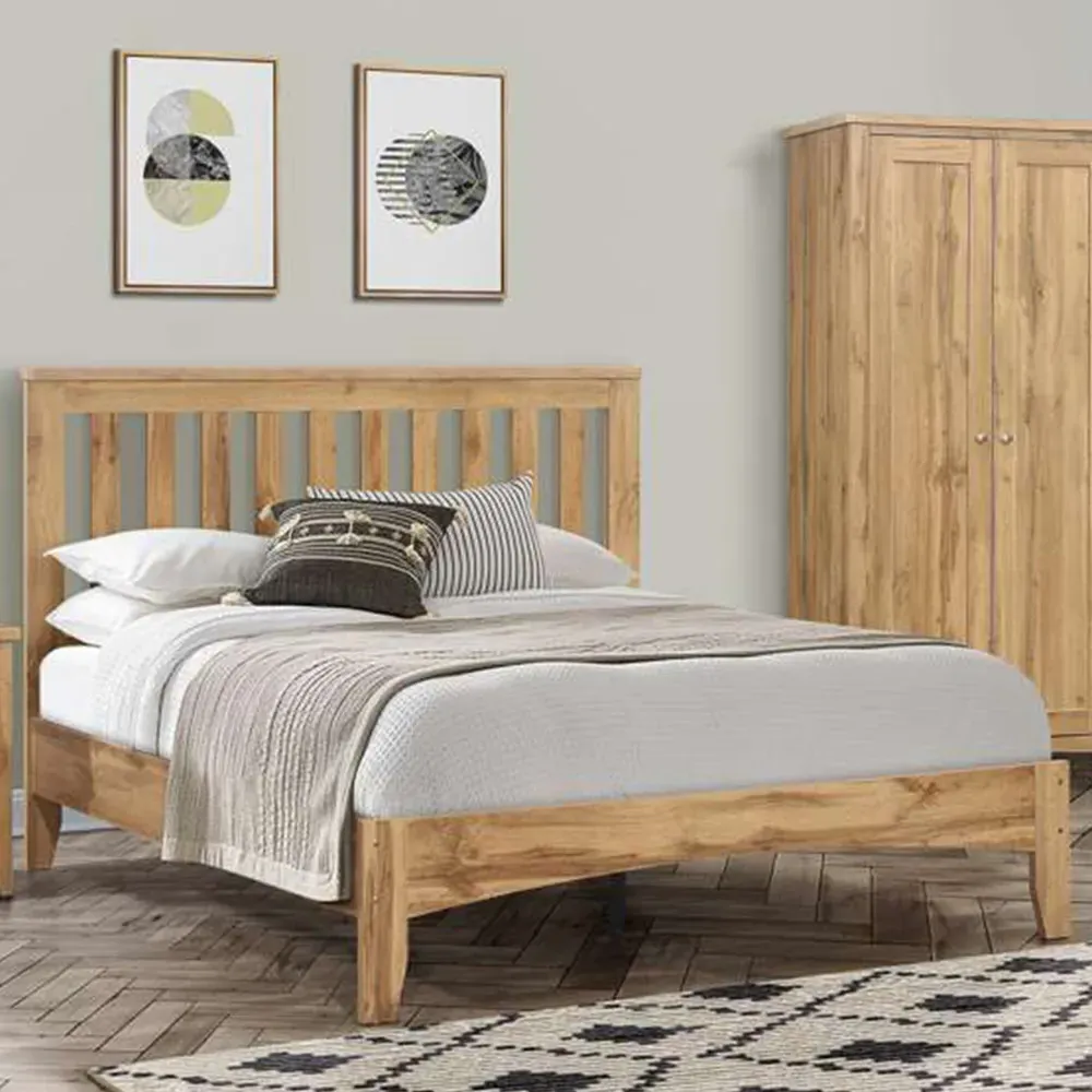 Hampstead Double Bed Frame - Brown image