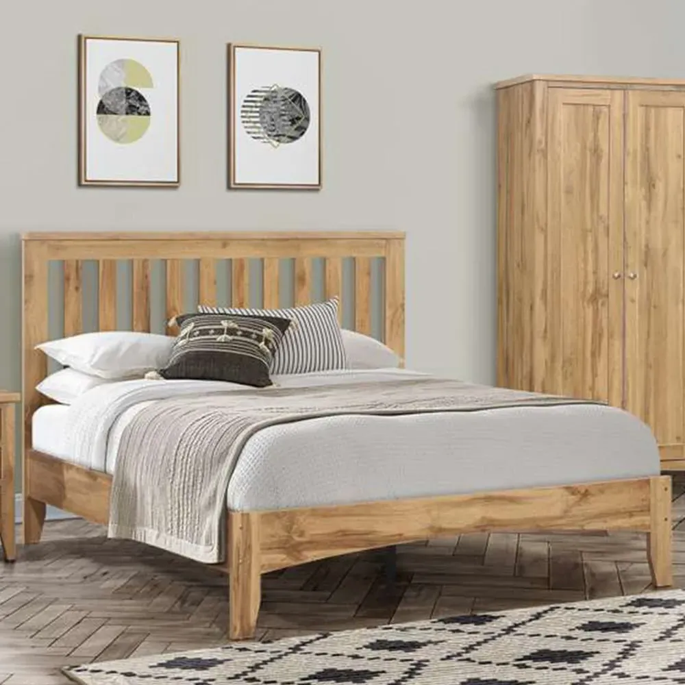 Hampstead King Size Bed Frame - Brown