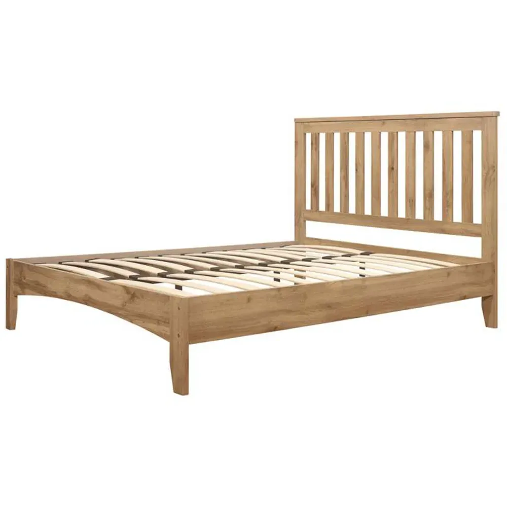 Hampstead Small Double Bed Frame - Brown