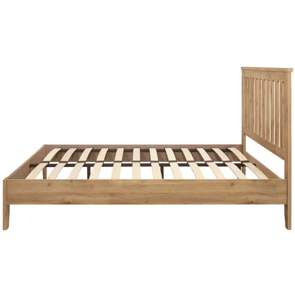 Hampstead Small Double Bed Frame - Brown