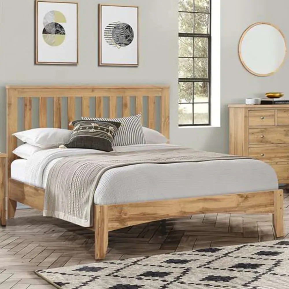 Hampstead Small Double Bed Frame - Brown image