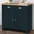 Highgate 2 Door 2 Drawer Sideboard - Blue, Oak