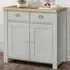 Highgate 2 Door 2 Drawer Sideboard - Grey, Oak