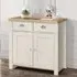 Highgate 2 Door 2 Drawer Sideboard - White, Oak