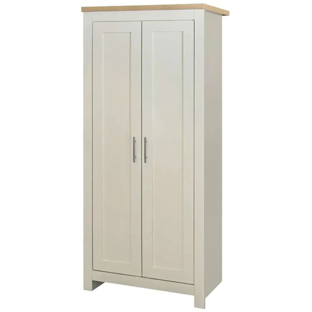 Highgate 2 Door Wardrobe - Cream, Oak