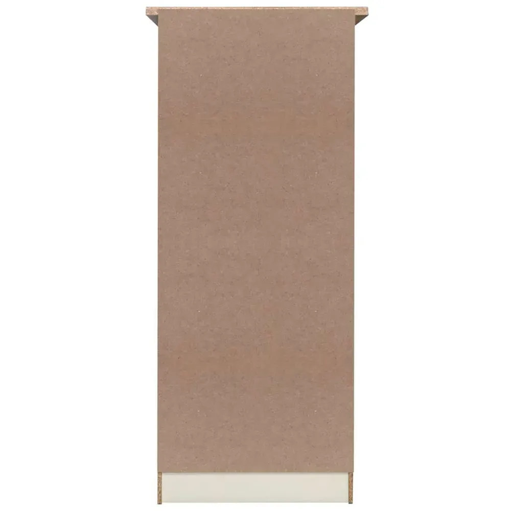 Highgate 2 Door Wardrobe - Cream, Oak