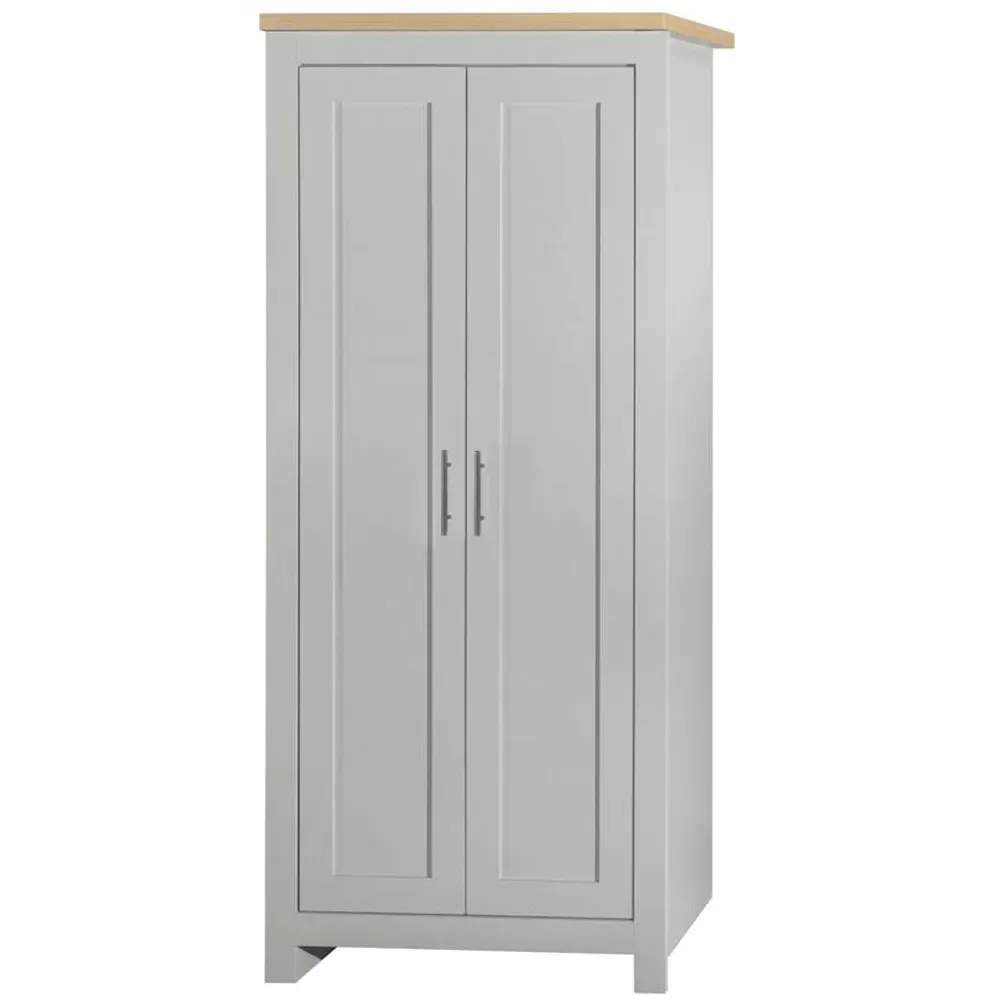 Highgate 2 Door Wardrobe - Grey, Oak