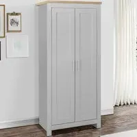 Highgate 2 Door Wardrobe - Grey, Oak