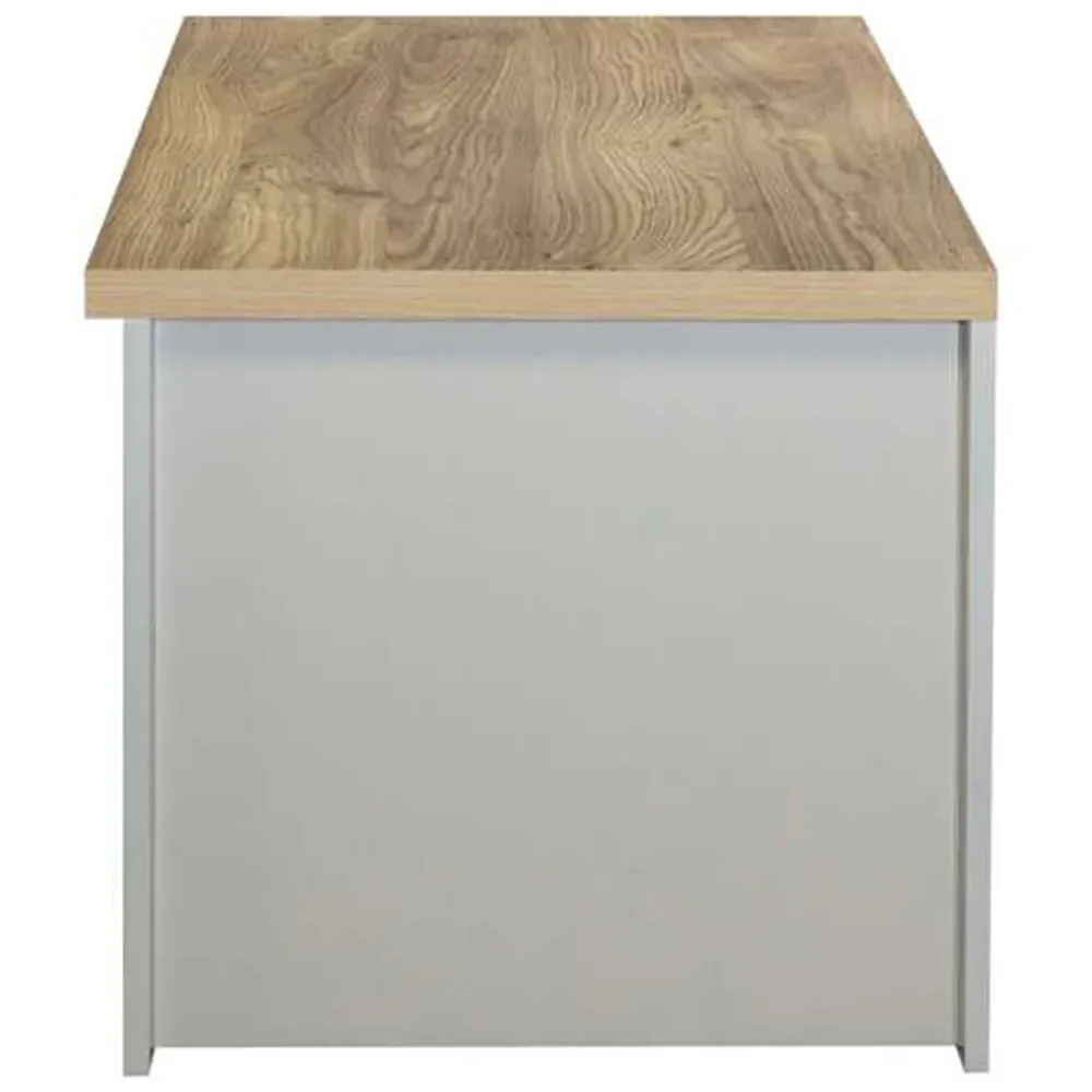 Highgate 2 Drawer Coffee Table - Grey, Oak
