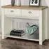 Highgate 2 Drawer Console Table - Cream, Oak