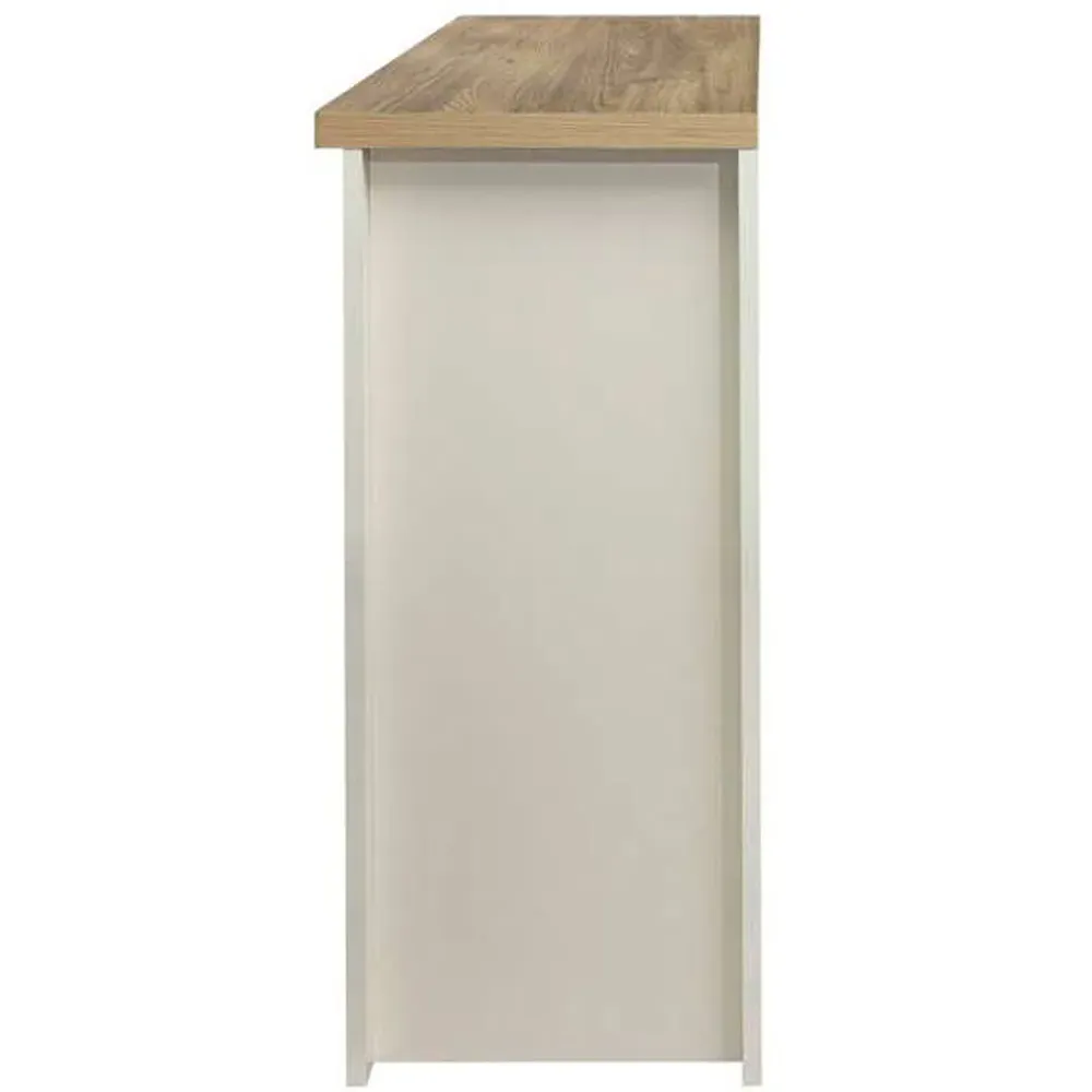 Highgate 3 Door 2 Drawer Sideboard - Cream, Oak