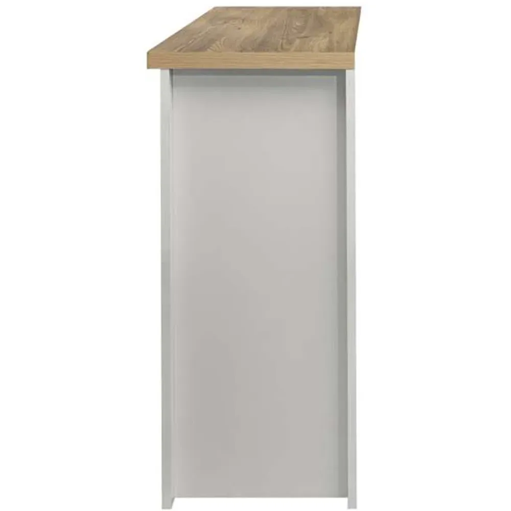 Highgate 3 Door 2 Drawer Sideboard - Grey, Oak