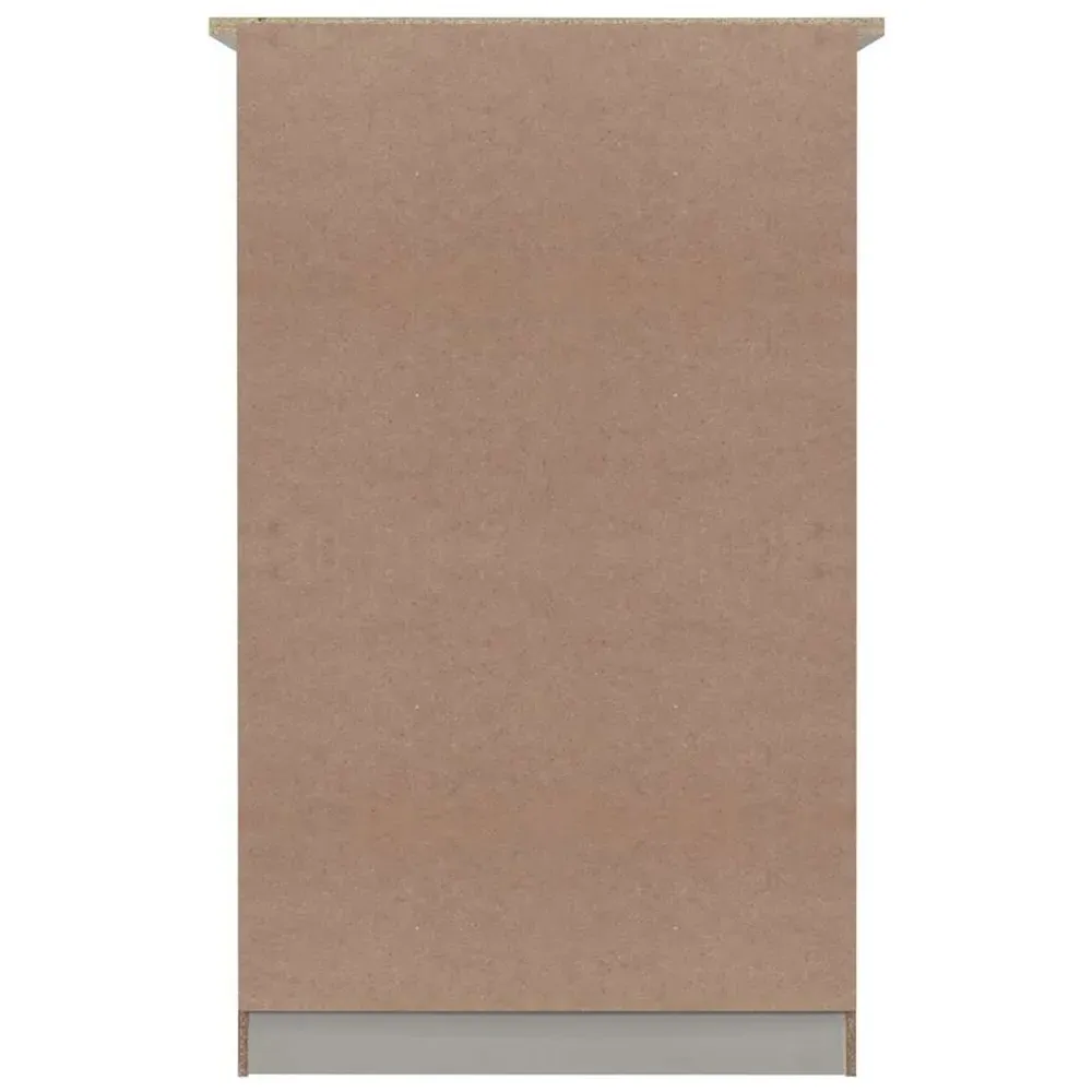 Highgate 3 Door Wardrobe - Grey, Oak