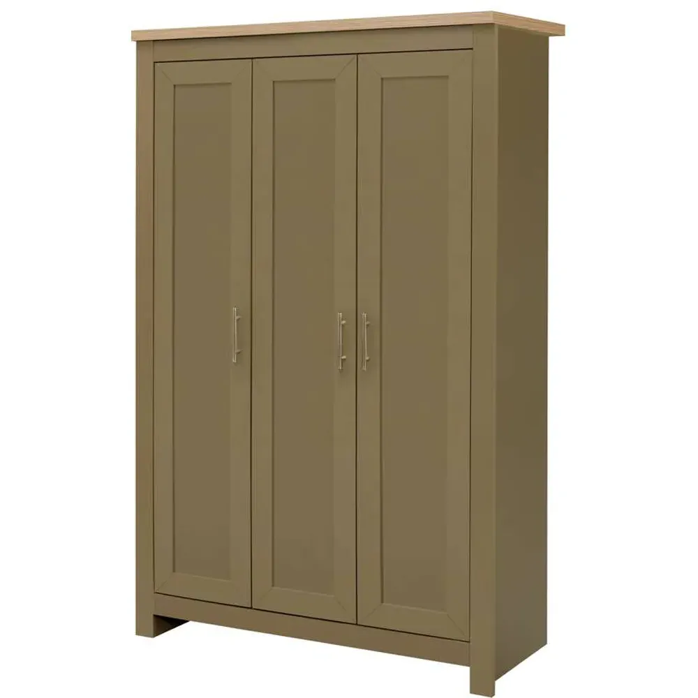 Highgate 3 Door Wardrobe - Oak