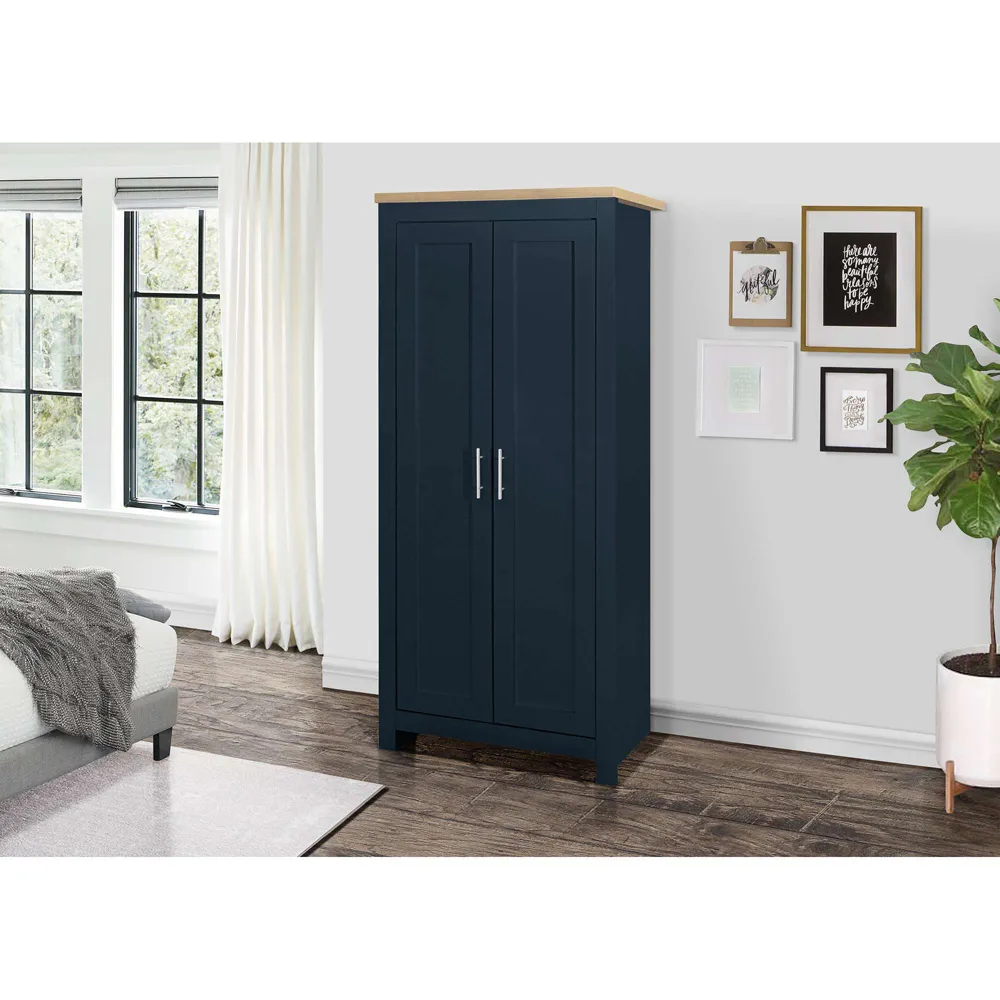 Highgate 4 Piece Bedroom Furniture Set - Navy