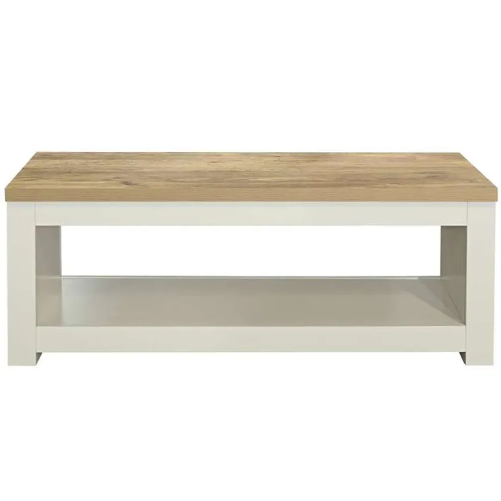 Highgate Coffee Table - Cream, Oak