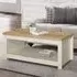 Highgate Coffee Table - Cream, Oak