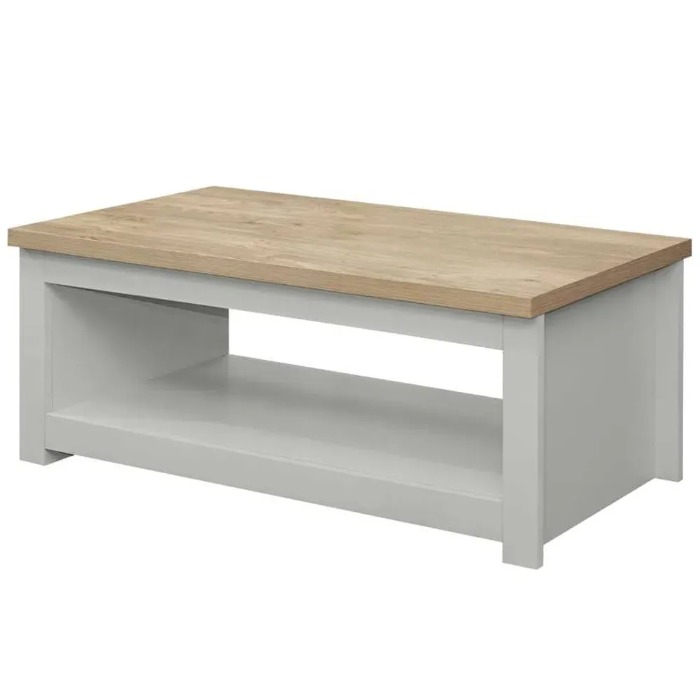 Highgate Coffee Table - Grey, Oak