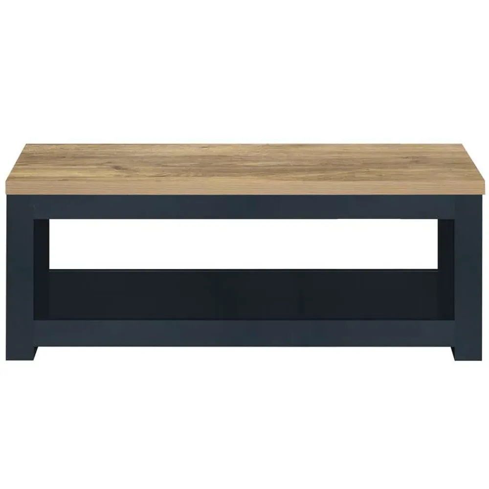 Highgate Coffee Table - Navy, Oak