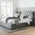 Hope Double Bed Frame with Storage - Grey