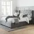 Hope King Size Bed Frame with Storage - Grey