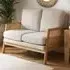 Ida 2-Seater Rattan Sofa - White