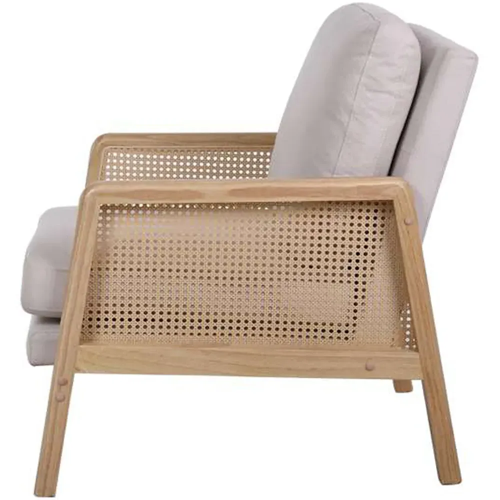 Ida Rattan Chair - White