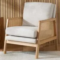 Ida Rattan Chair - White