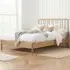 Jesper Double Bed Frame - Brown, Oak